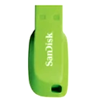 San Disk Flash Drive 16GB Green - Cruzer Blade 2.0 Transfer Speed 480 MB/s
